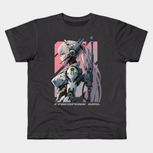 Cyberpunk girl Kids T-Shirt